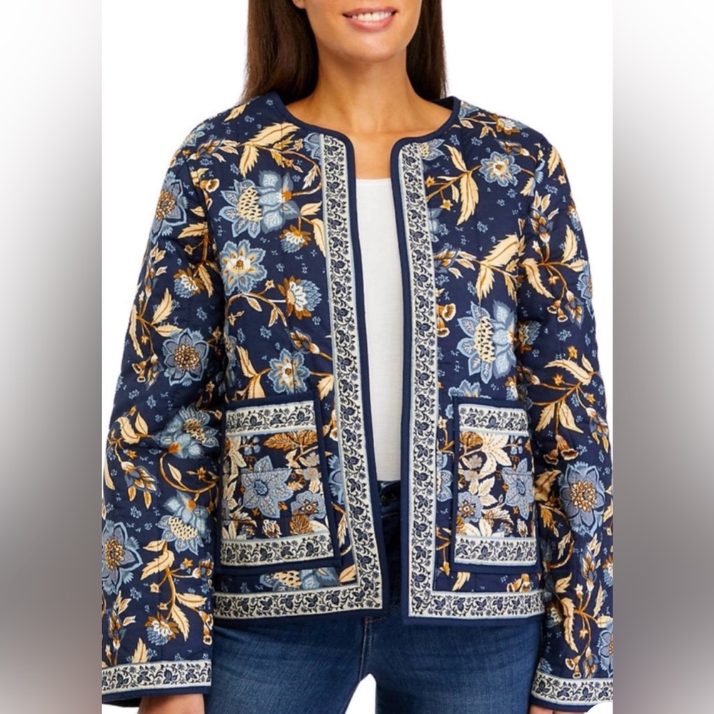 Wonderly Quilted Floral Jacket